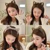 Women's Cute Cat Ear Plush Headband: Autumn/Winter Face Wash, Hair Tie, Travel Clip, New 2023 Hair Accessory.