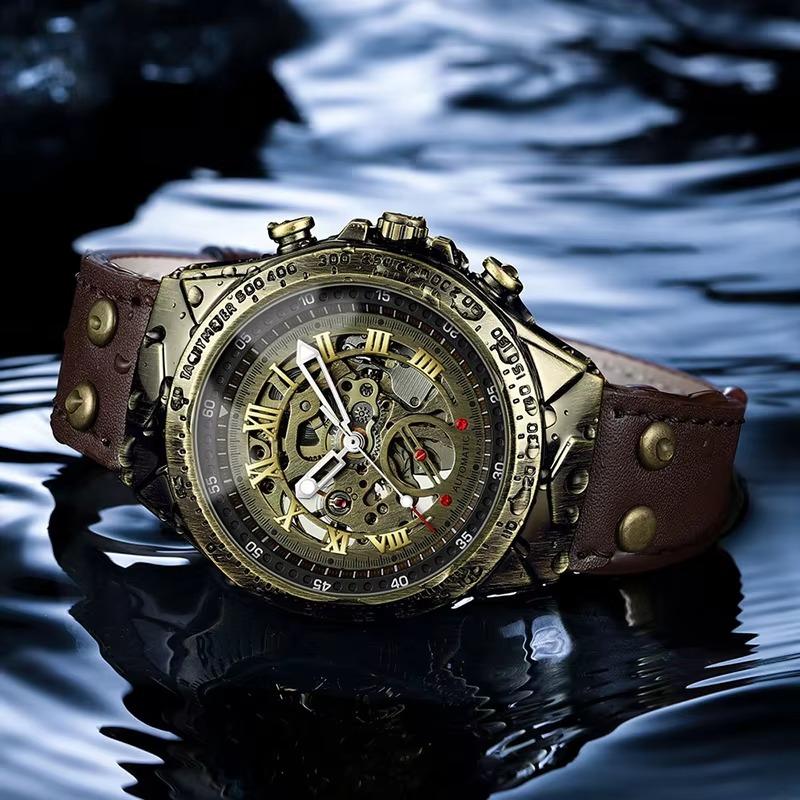 UTHAI M27 Retro Fashion Men's Watch Fashion Leisure Fully Automatic Mechanical Machine Watch Business Clock Gift