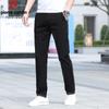 Men's Mulberry Silk Blend Straight Casual Pants