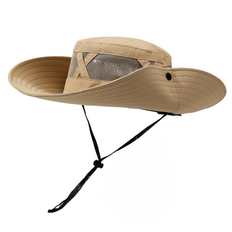 Sunscreen hat men's summer sun hat outdoor climbing sun new breathable bucket hat fishing hat women