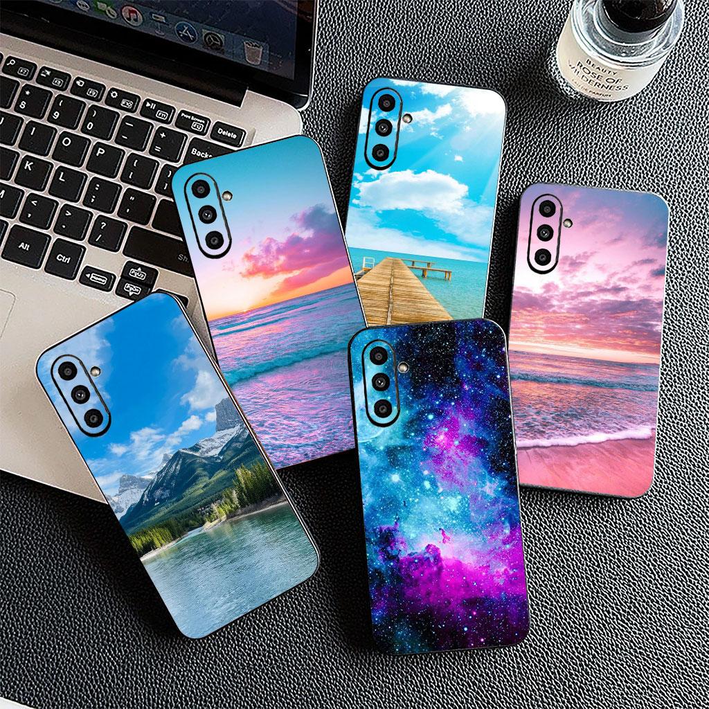 Phone Cover for Xiaomi Poco C75 C65 C71 C85 X7 X6 X5 M7 F7 F8 Ultra F6 Pro 5G Case Mountain Universe Galaxy Sea Beach Travel