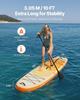 Inflatable Stand Up Paddle Board, 3.05m X 84cm X 15cm Wide Ultra-Light SUP Paddleboard, All Accessories Included, Pump, Paddle, Fin, Backpack, Ankle