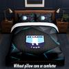 Lazio FC Design Bed Bedding Set 1 Duvet Cover + 2 Pillowcases Soft Breathable Household Bed Linens