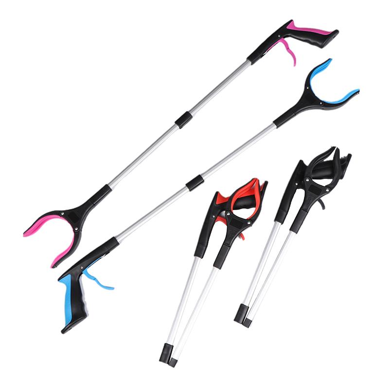 Foldable Reachers Pickers Gripper Extender Hand Aid Tools Portable Garbage Grabber Pick Up Tools For Pregnant Women Elderly