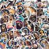 10/50Pcs Fantasy Starry Sky Animal Stickers Cute Animal Graffiti Stickers for DIY Luggage Laptop Skateboard Motorcycle Bicycle Stickers