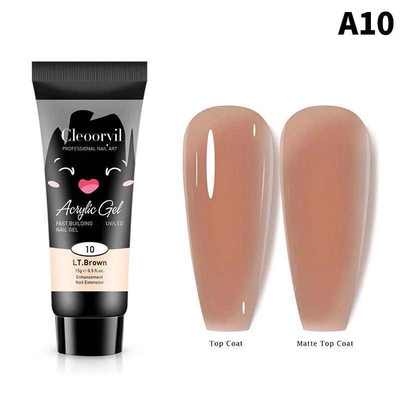 15Ml Uv Nail Polish Fast Builder Nail Extension Art Phototherapy Gel