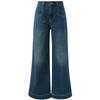 Sancai 2026 Spring Women's Retro High-Waist Wide-Leg Jeans