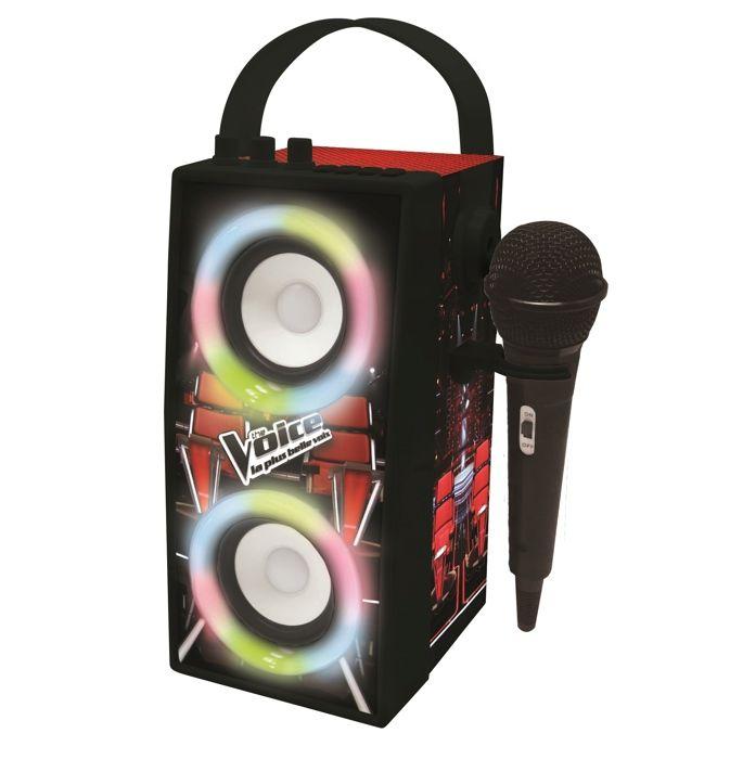 Enceinte Tendance Bluetooth® Portable Avec Micro Et Effets Lumineux The Voice