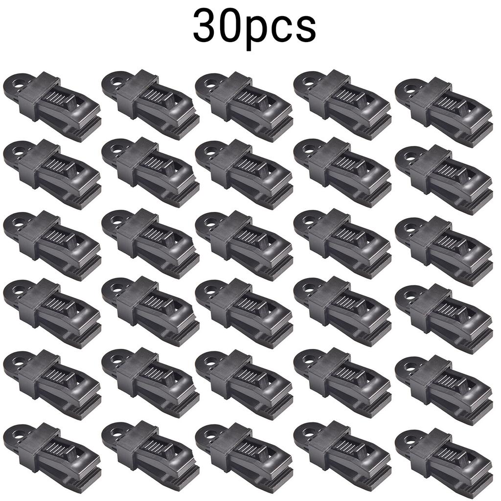 10/20/30 Pcs Outdoor Tent, Canopy, Windproof Fixing Clip, Hanging Clip, Suspension Buckle, Plastic Clip