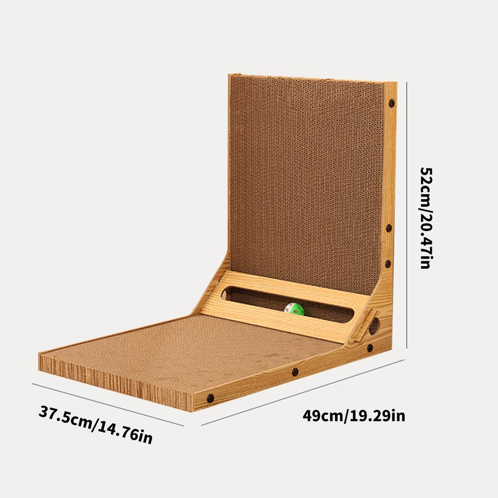 Interactively Cats Scratching Post Quality Sisal Wall Corner Cats Scratcher for Various Cats Size