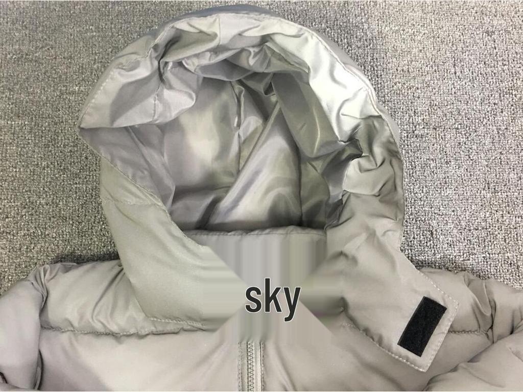 מעיל פאפר רפלקטיבי במידה גדולה זוהר בלילה - סגנון אירופאי אמריקאי לחורף