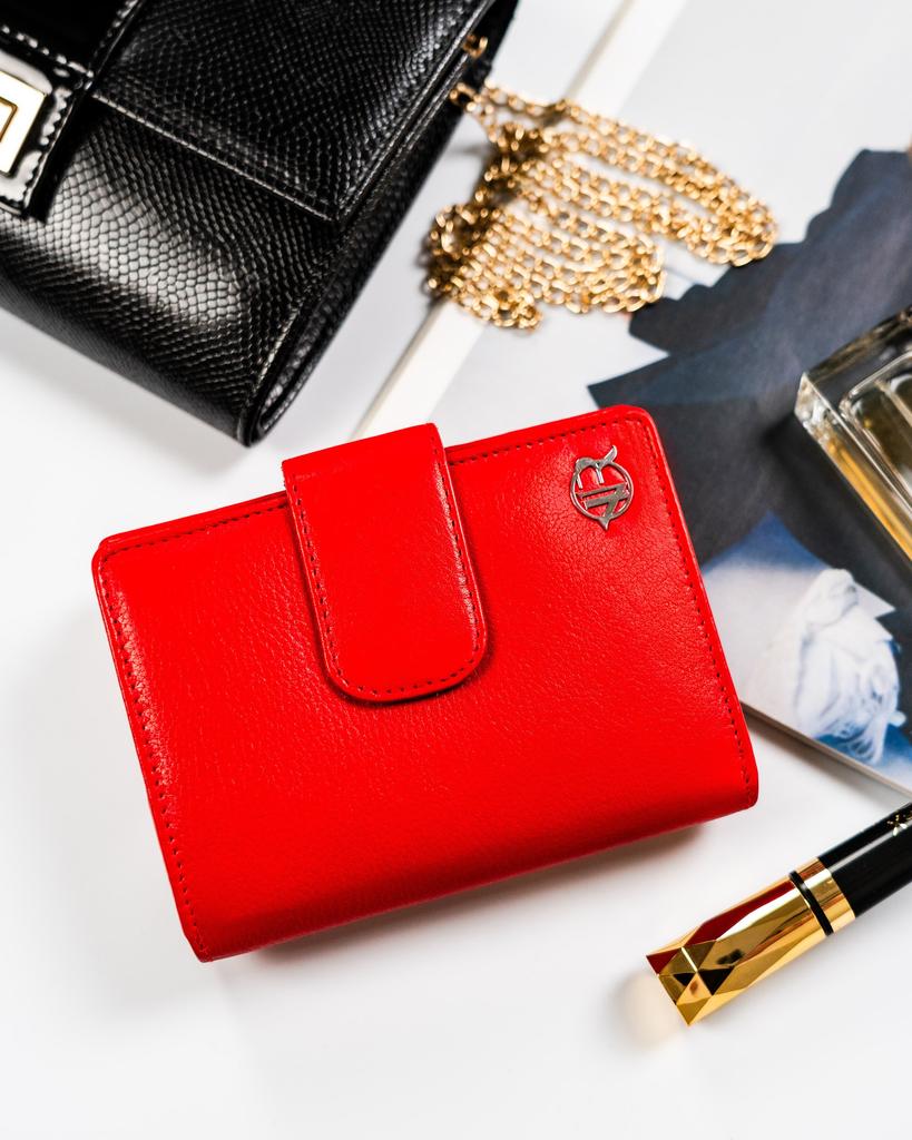 Women's Leather Wallet R-D1503-NCD-BL-2969 Red