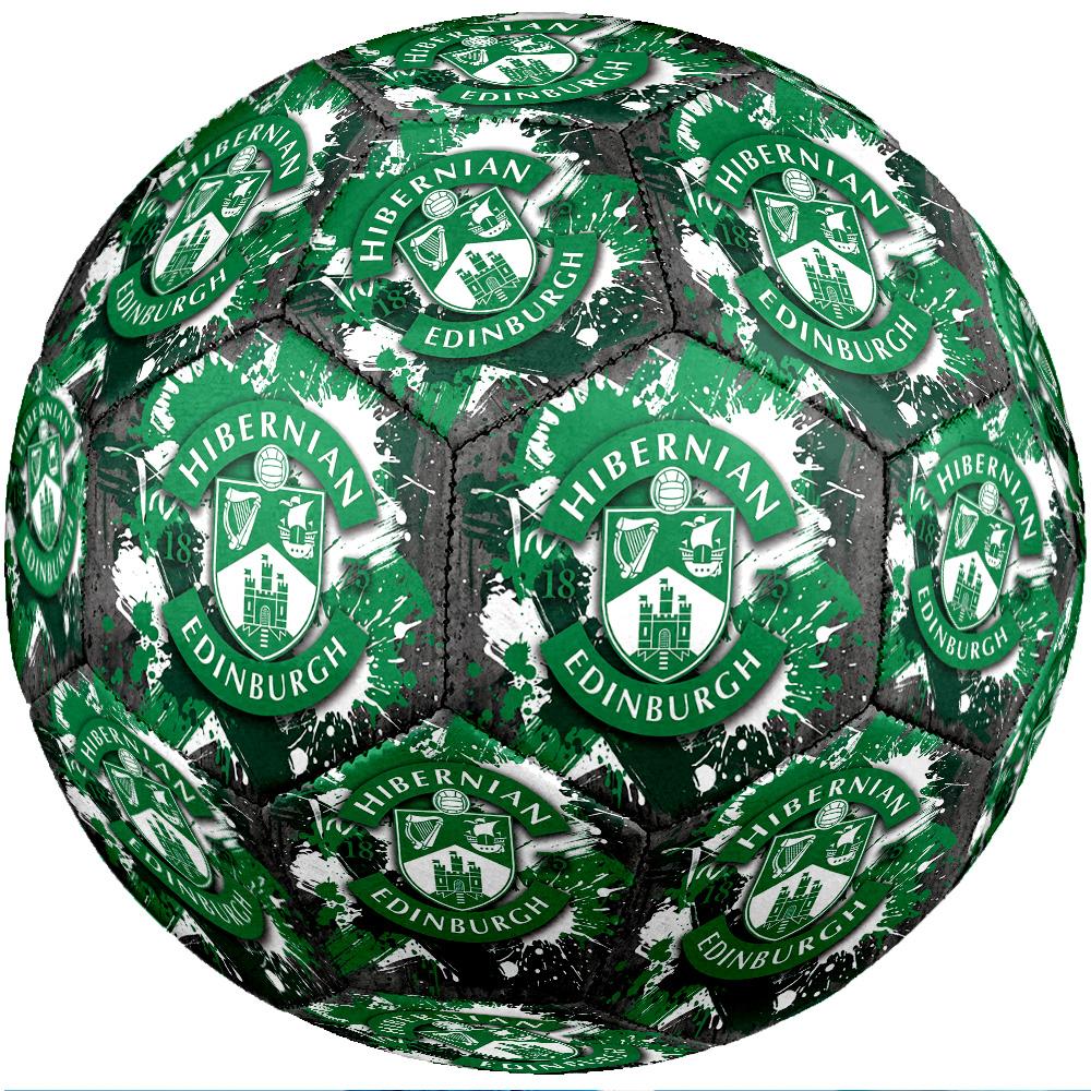 Hibernian FC Size 5 Standard Football Durable Training Match Soccer Ball for Adult Outdoor Sports