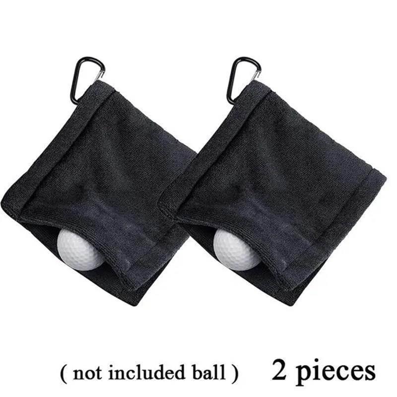 1/2 buc. Prosop de golf din microfibră uscat și umed cu cataramă, instrument de curățare a mingii de golf, accesorii pentru sport de golf