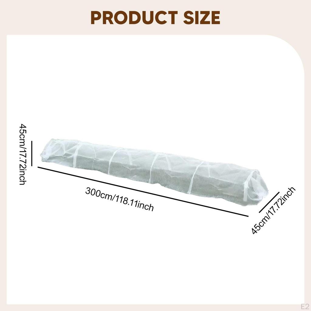 Garden Tunnel Shade Net Cover Sunblock Mesh Heat Sun Protection Breathable, Plant Gardening for
