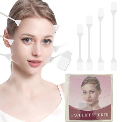 Osynlig ansiktsbantningstejp Skrynkborttagningsdekal Ansiktsdekaler Nackögonlyftande klistermärke Anti Aging Patch Ansiktslyftande tejp