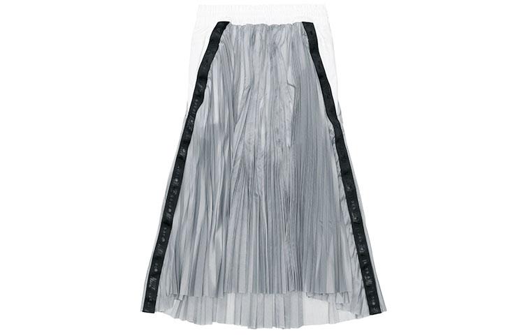 Nike x Sacai Casual Long Skirt Women s Gray CZ4683-100 XS