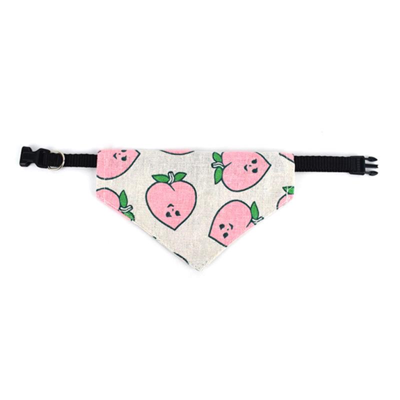 Retro Print Retractable Triangular Pet Bandage & Collar Bibs.