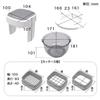 THANKO Easy-to-Use Push-Button Potato Cutter PDCR25HWH - Manual Potato Cutter with Replacement Blades for French Fries and Potatoes (Chopper, Slicer)