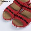 Women Sandals Breathable Mesh Summer Shoes For Women Low Heels Sandalias  Beach Slippers Sandals
