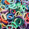 100pcs Women S Seamless Thumb Ring Hair Ties Bagged Ponytail Holders With Small Elastic Bands For Diy Simple Fashion Hair Cord