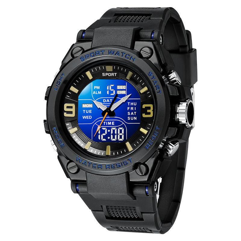 New fashion sports simple handsome cool men's electronic watches business 6/2000 design sense