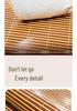 2026 Bamboo Cooling Mat - Foldable Straw Mat for Dorms, 0.9m Single Bed