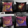 Game One S-Shot N-Nikos Anime Pillow Case Natural Linen Double-Sided Printing Sofa Home Decor Cushion Cover