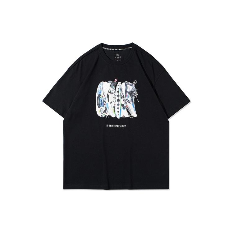 Li-Ning Way Of Wade Team No Sleep Graphic T-shirt  Black  Men s AHSRA85-2 XXL