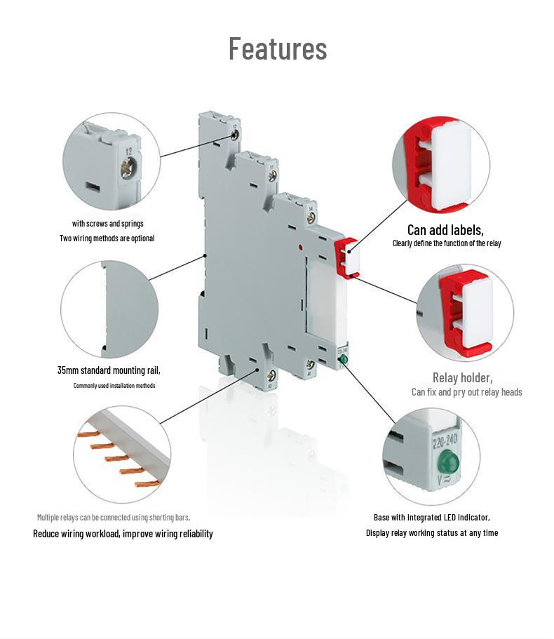 ABB CR-S Series Intermediate Relay CR-S005VDC1R/CR-S024VADC1CRZ
