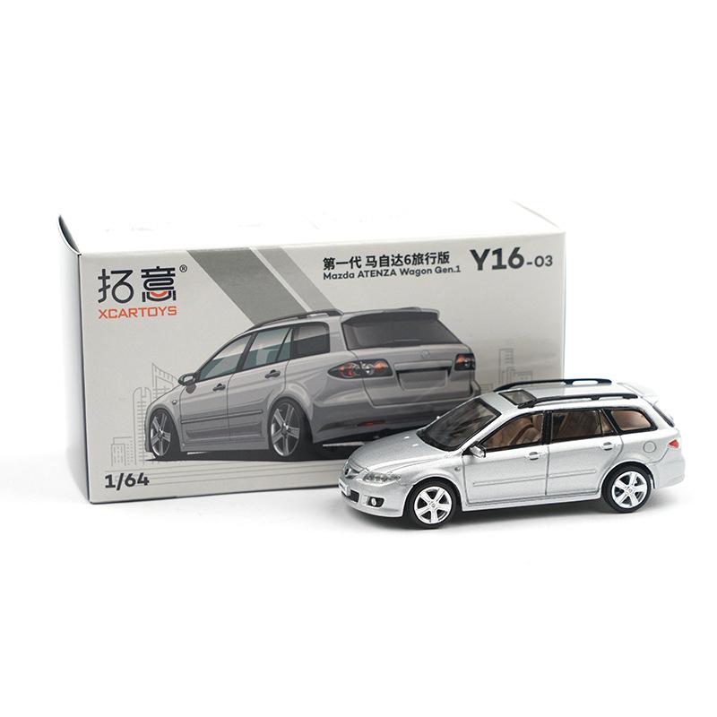 1/64 Mazda 6 Legierung Avant Kombi Automodell Diecasts Metall Spielzeugfahrzeuge Automodell Miniaturmaßstab Simulation Kinderspielzeug Geschenk