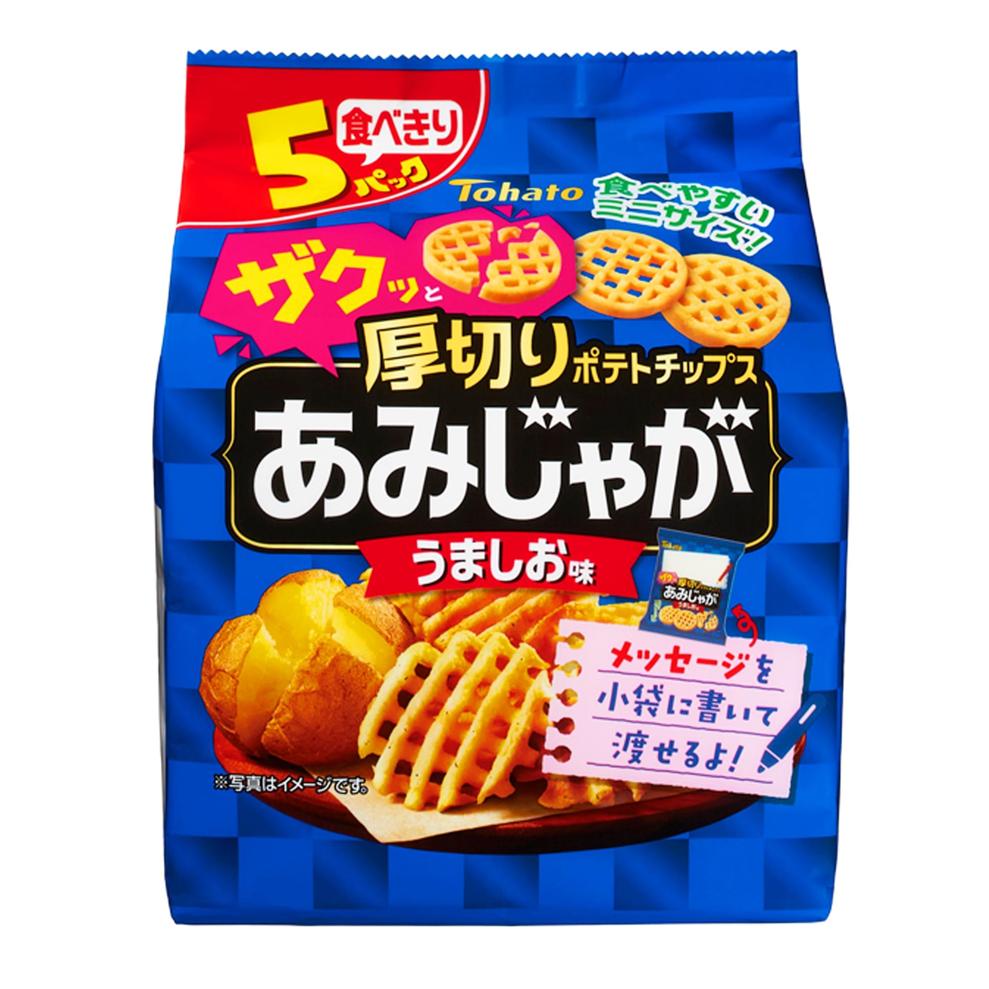 

Tohato 5P Amijaga Umashio со вкусом 75 г x 12 пакетов