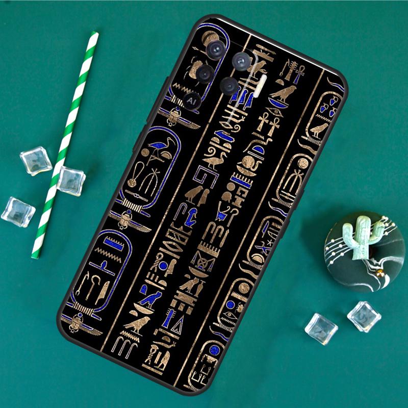 Egypt Egyptian Pharaoh Case For Oppo A17 A15 A40 A60 A80 A16 A76 A96 A18 A38 A58 A78 A98 A91 A57 A74 A94 A54S Cover
