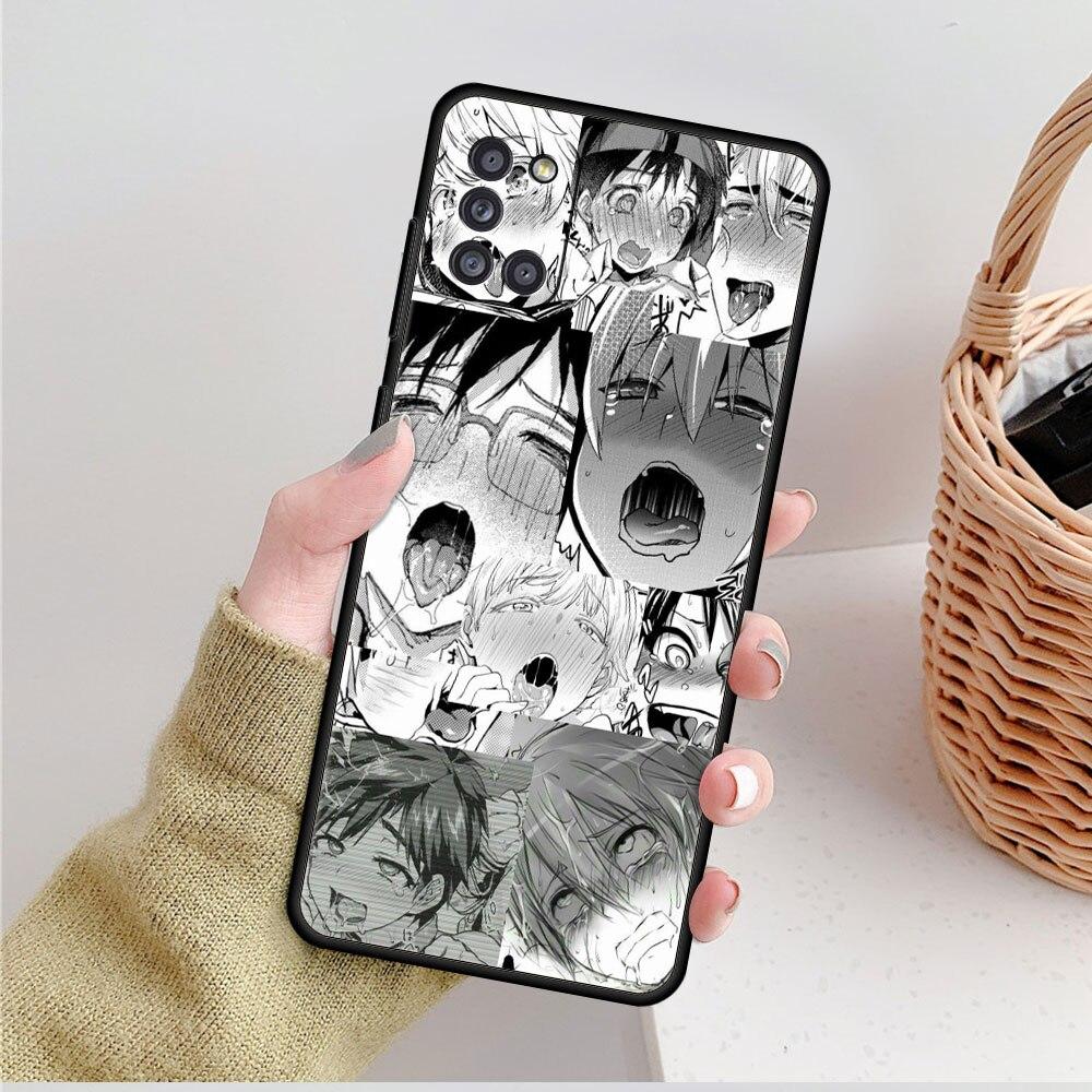 Móda anime dívky pro Samsung Galaxy A32 4G A12 A51 A72 A02s A21s A71 A52 A41 A31 A13 A52s 5G A53 A23 A33 A73 Pouzdro na telefon