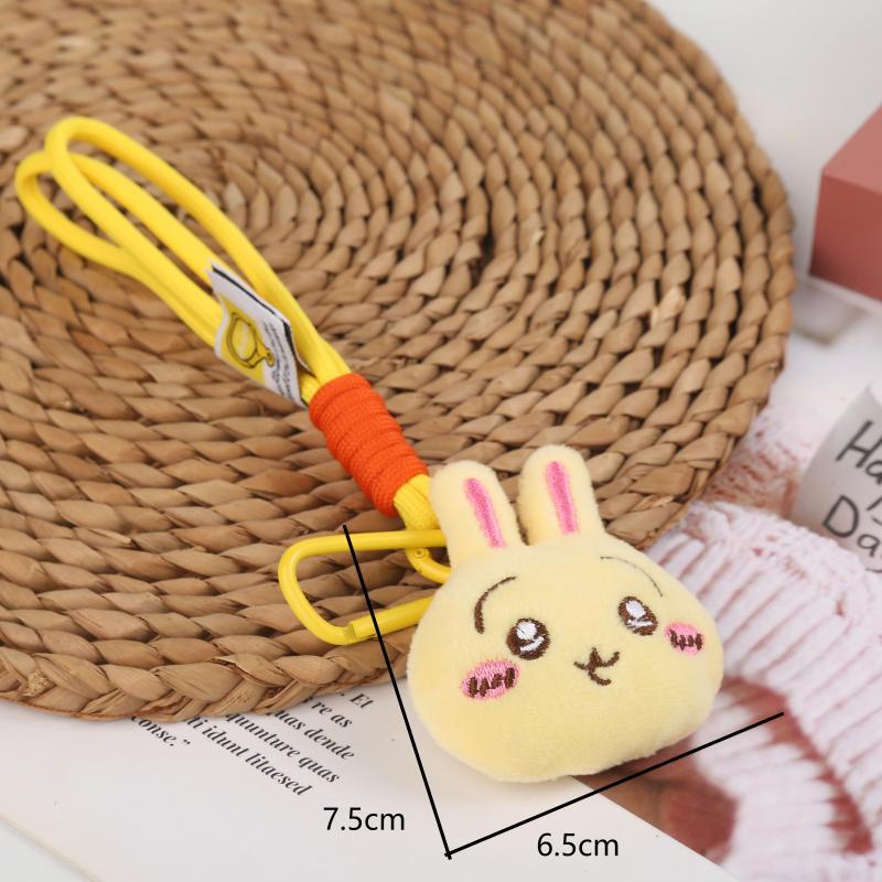 Yellow Duck Plush Keychain Charm
