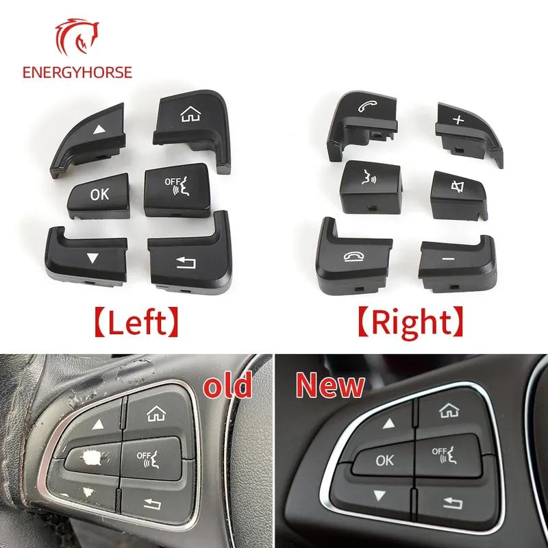 For Mercedes W205 W253 Car Steering Wheel Switch Control Buttons For Benz C GLC Class C200 C220 C260 GLC250 GLC300 2015-2021