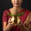 Lota/Kalash 100% Latón Puro para Puja (600 ml) |