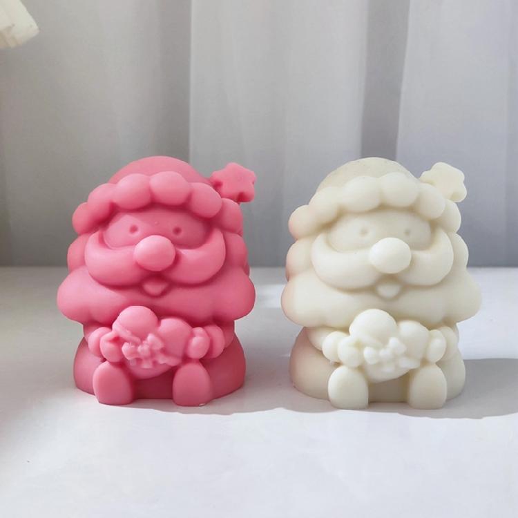 3D Santa Claus Love Star Candle Silicone Mold Resin Epoxy Craft Christmas Crafts