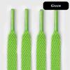 White Flat Sport Shoelaces Thick Non-Elastic Sneaker Lace for Women Leisure Shoe String Accessories