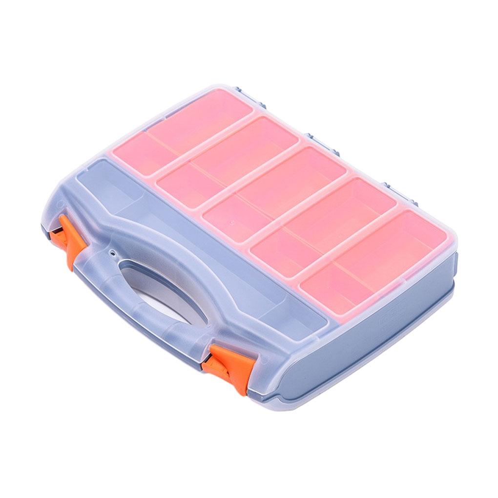 Tool Box Storage Grids Removable Dividers Screwdriver Repair Case Organizer