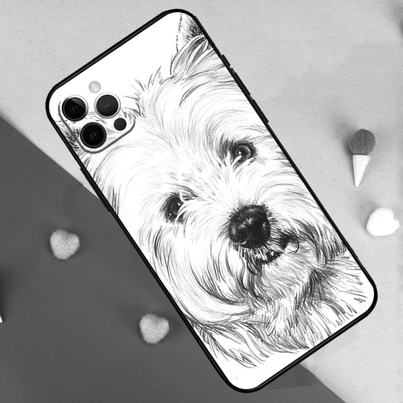 Westie Dog Phone Case For iPhone 17 Pro Max 14 15 16 Plus 11 Pro Max 12 13 Mini 16e 17 Air Back Cover