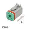 The new DT06-6S/DT04-6P is suitable for modifying the wiring harness plug connector of automotive daytime running lights and LED