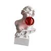Handcrafts Resins Bubble Blowing Sculpture Funny Greek Mythology Bust Figurine Desk Ornament for Collectors Home Decors