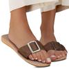 Women's Sandals With Buckle Brown Lentini 38 38