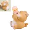 Cute Animal Figurine for Kids Resin Mini Animal Toy Cake Topper Desktop Decoration Dashboard