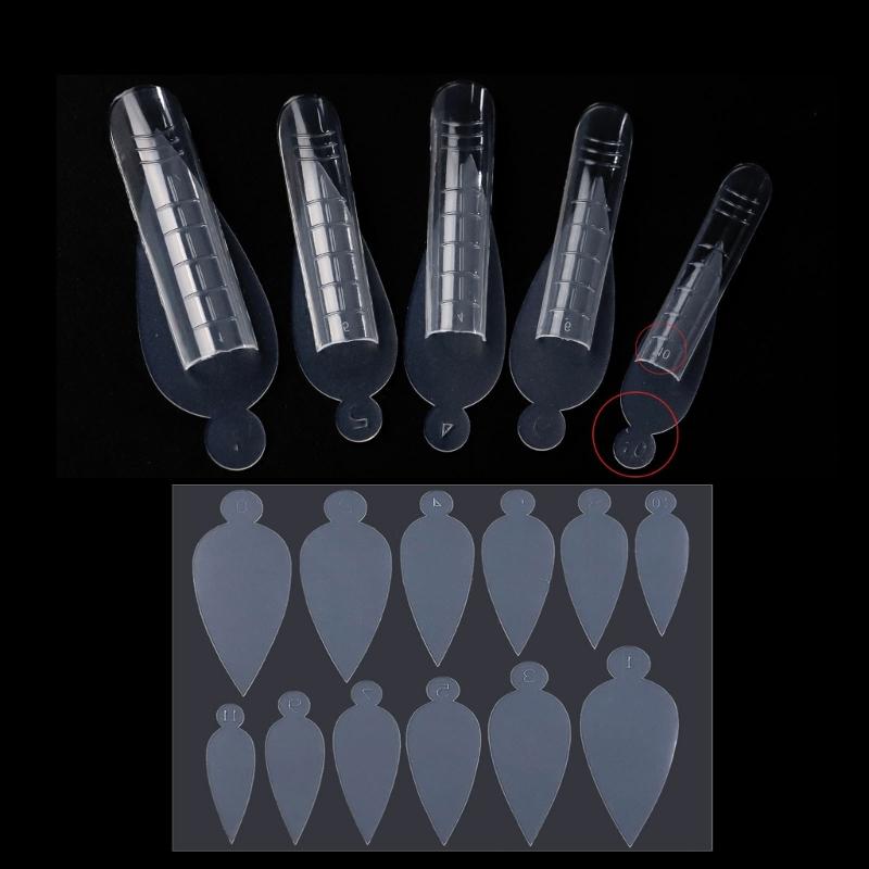 1 Sheet Duals Sided French Nail Forms Sticker French Line Sticker Nail Extension Forms Guide Stickers for Nail Design