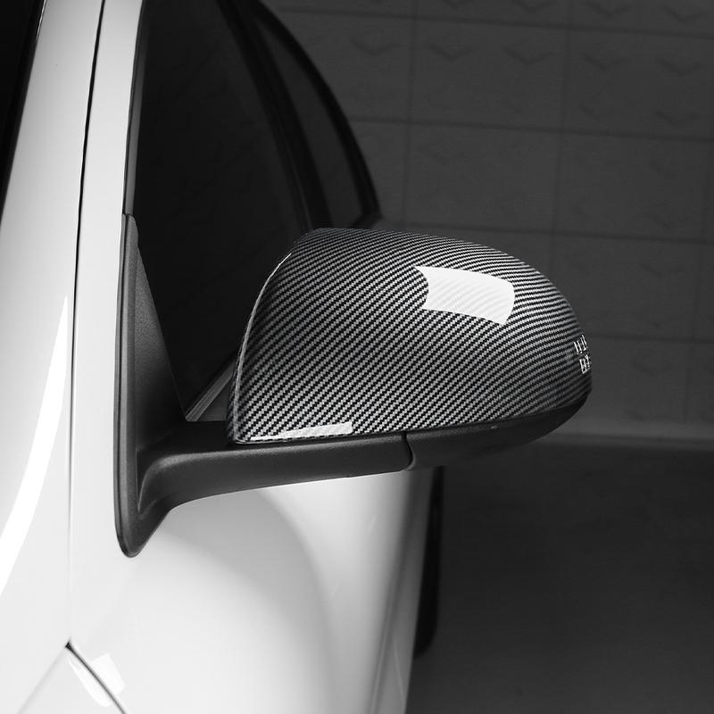 For Hyundai IONIQ 6 2024 2025 LHD RHD Car Texture Rearview Mirror Cover Trim Exterior Car Modification Accessories