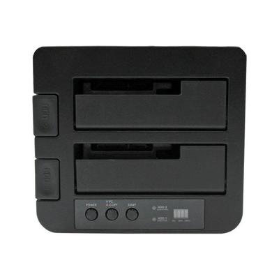 Duplikátor a dokovací stanice - STARTECH - SDOCK2U33RE - eSATA/USB 3.0 - Černá - 2,5/3,5 palce