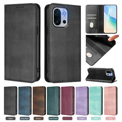 Pour Oneplus 15 5G 2025 Étui à rabat Blocage RFID Cuir Carte Coque Pour OnePlus 15 Portefeuille Funda One Plus 15 Housse Magnétique