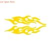 Y4UA Reflective Flame Car Decals Stickers for Scratch Hiding Increased Safety 1 Pair